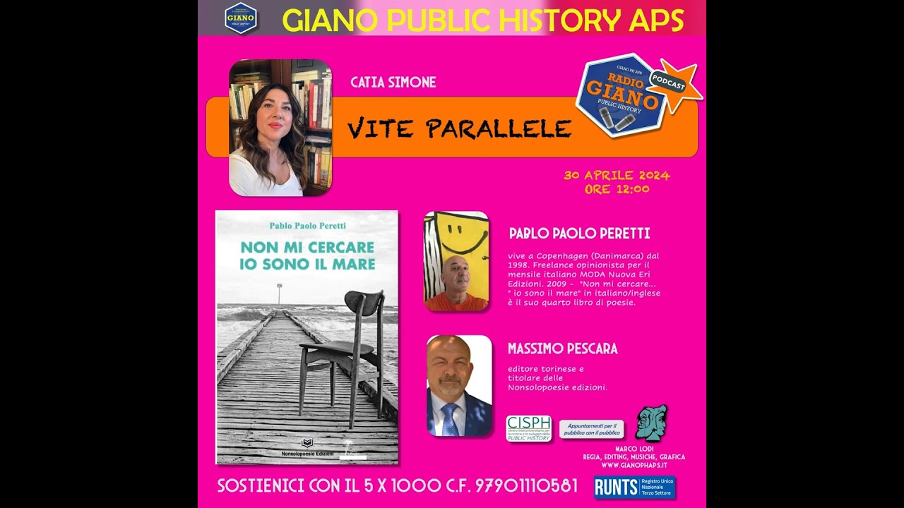 NON MI CERCARE IO SONO IL MARE | Catia SIMONE dialoga con Pablo Paolo PERETTI e Massimo PESCARA