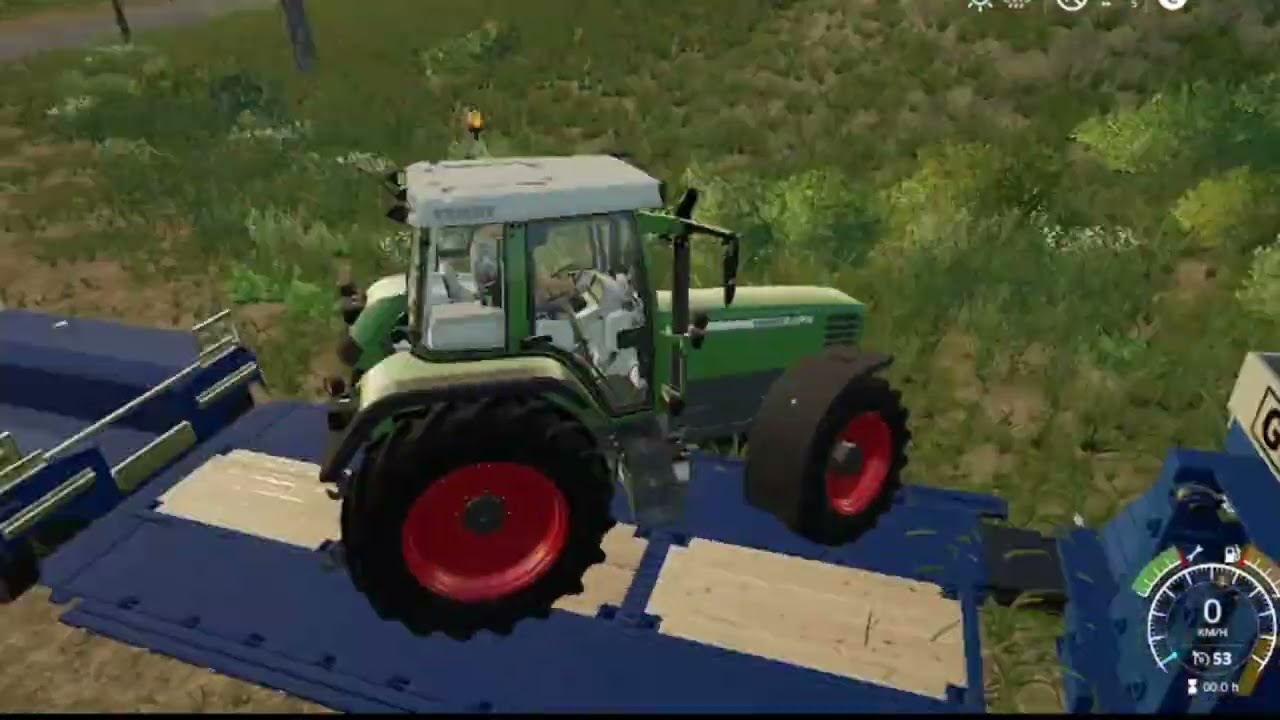 astazi am luat un tractor nou si mam ocupat de terenuri