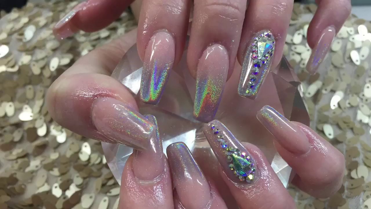 Uñas efecto holagrafico holografic nails 💅🏻😲 - thptnganamst.edu.vn