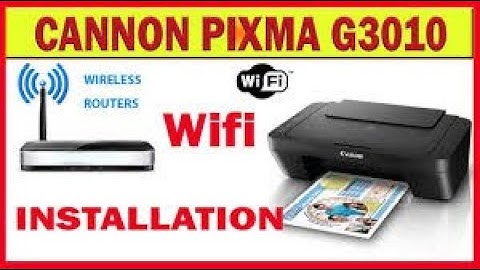 How to setup wifi connection on Canon G3010 | How to connect Canon G3010 to WiFi | setup Wi-Fi print