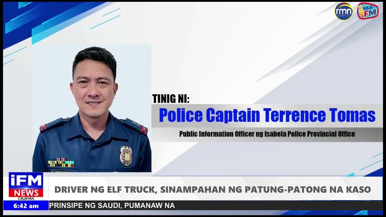 IFM LOKAL NEWS |𝗗𝗥𝗜𝗩𝗘𝗥 𝗡𝗚 𝗘𝗟𝗙 𝗧𝗥𝗨𝗖𝗞, 𝗦𝗜𝗡𝗔𝗠𝗣𝗔𝗛𝗔𝗡 𝗡𝗚 𝗣𝗔𝗧𝗨𝗡𝗚 -𝗣𝗔𝗧𝗢𝗡𝗚 𝗡𝗔 𝗞𝗔𝗦𝗢