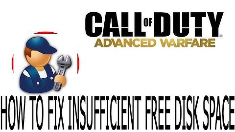 Call of Duty Advanced Warfare: How to FIX Insufficient Free Disk Space [HD]