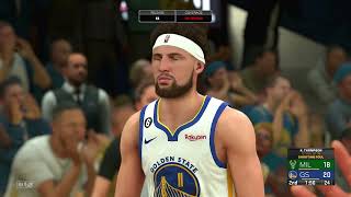 NBA 2K23 PS4 Gameplay: Milwaukee Bucks vs Golden State Warriors