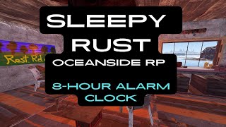 Sleepy Rust - Peaceful, Oceanside Base 8-Hour Alarm Clock