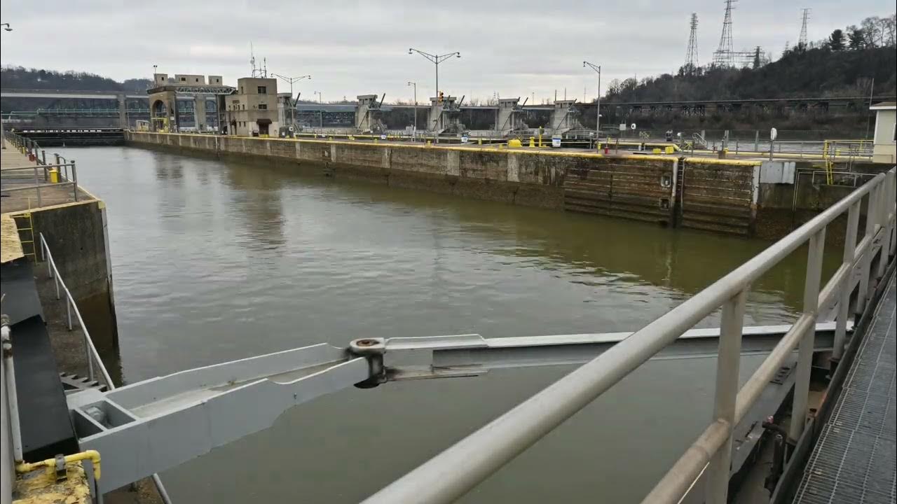 USACE Pittsburgh Monongahela River Locks and Dam 2 (Braddock) Lock Time