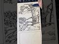 Small tree sketch exercise #inspiredbynature #drawing #moleskine #スケッチ #linedrawing