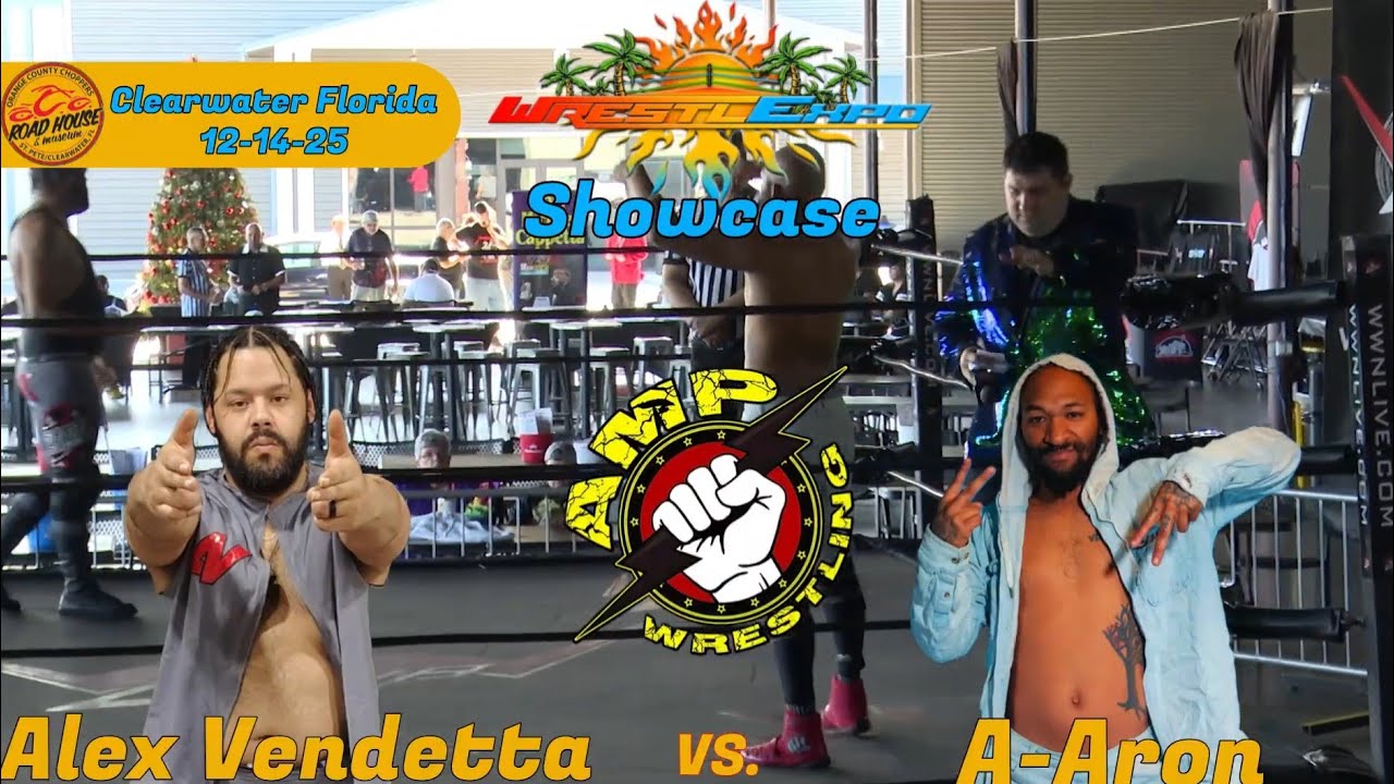 [Full Match] Alex Vendetta vs. A-Aron WrestlExpo Showcase 12-14-25