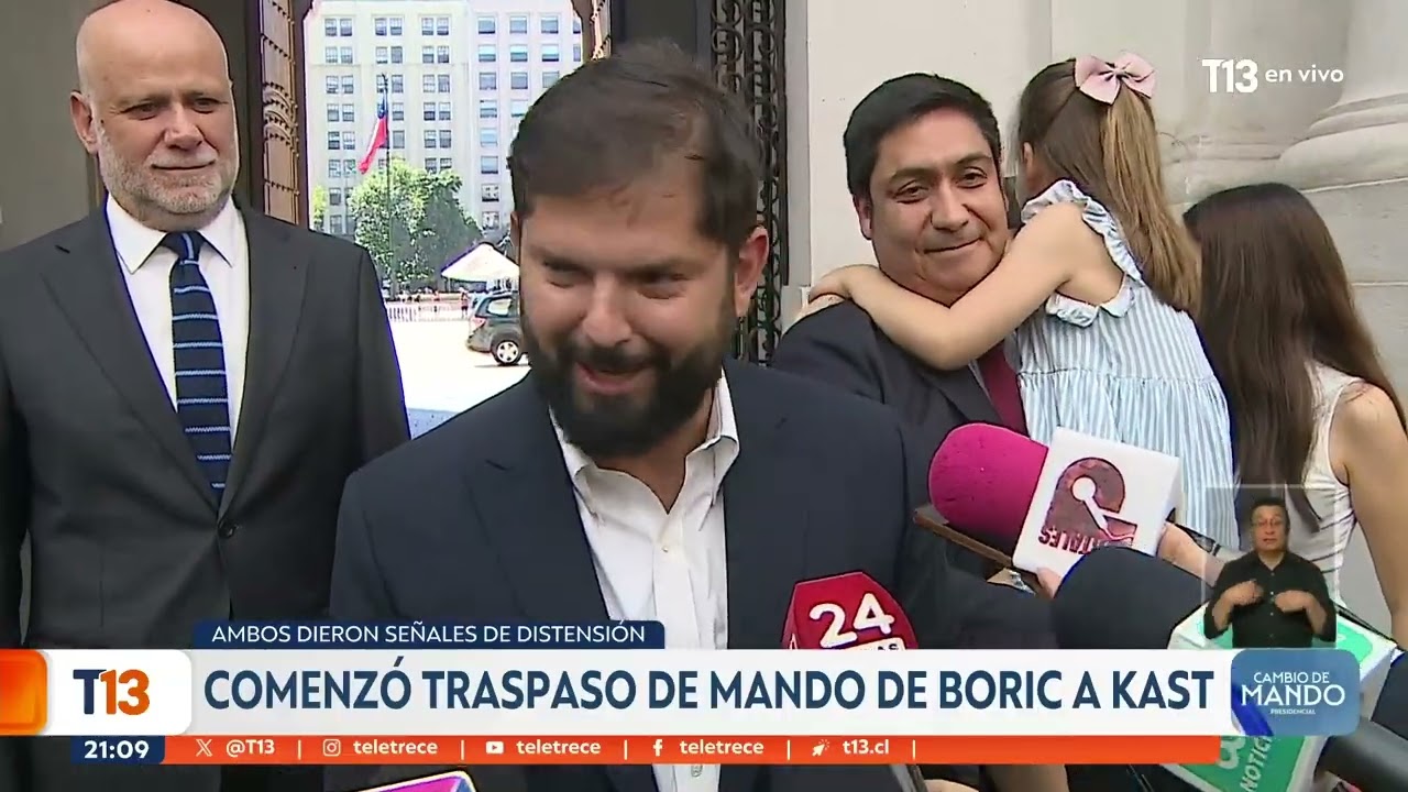 Comenzó traspaso de mando de Boric a Kast