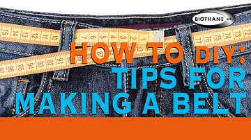 How to Make a BioThane Belt