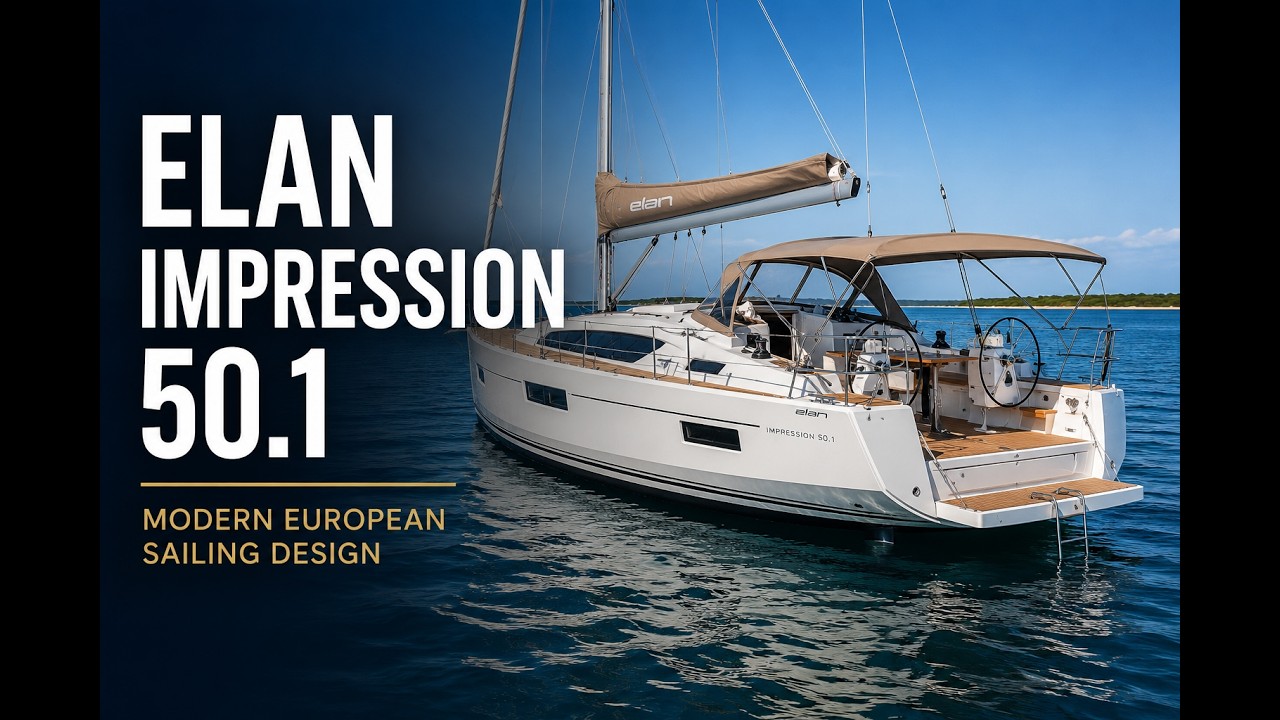 ⁣2022 Elan Impression 50.1 | One of the Smartest Modern Sailboat Designs Ever Built