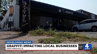 Graffiti impacting local businesses