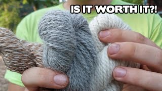 How much does it cost to keep Alpacas for the year?! Yarn processing costs.