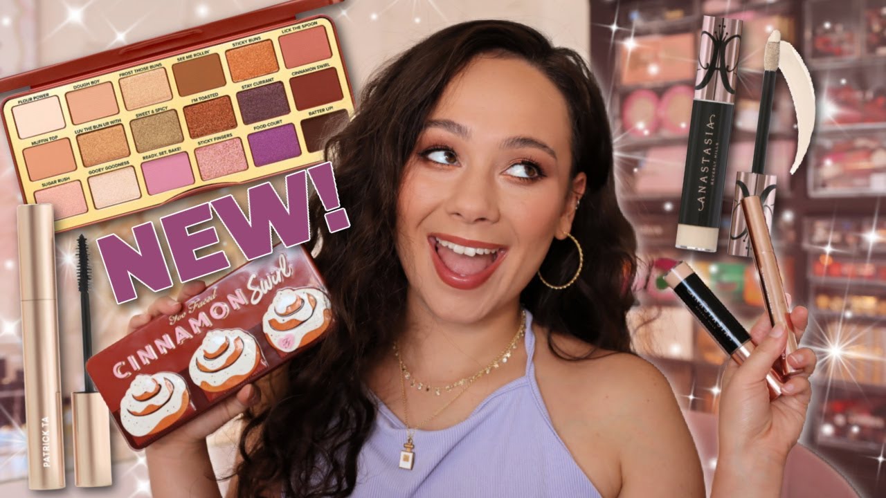 TOO FACED CINNAMON SWIRL PALETTE, PATRICK TA MAJOR VOLUME MASCARA & ABH MAGIC TOUCH CONCEALER! NEW!