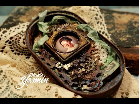 Mixed Media Rust Effect Altered Box Tutorial by Yasmin Tölche - YouTube