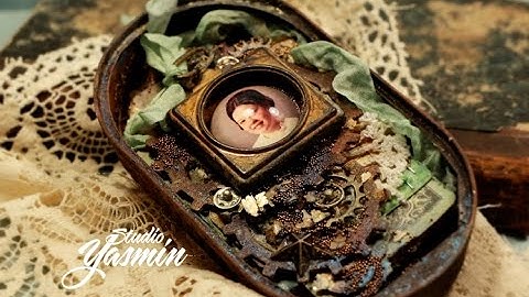 Mixed Media Rust Effect Altered Box Tutorial by Yasmin Tölche