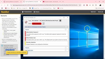 Scan for Vulnerabilities on a WAP