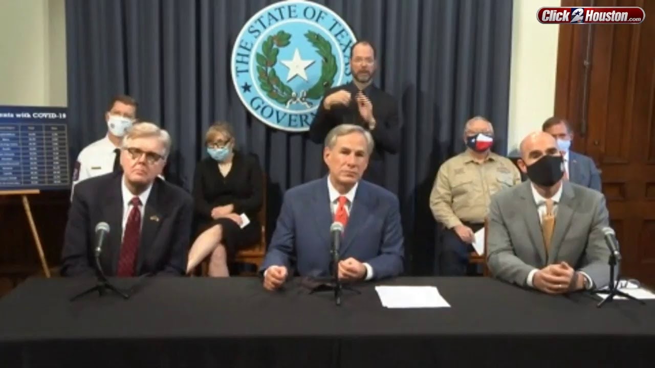 Gov. Abbott provides update on Texas' coronavirus response - YouTube