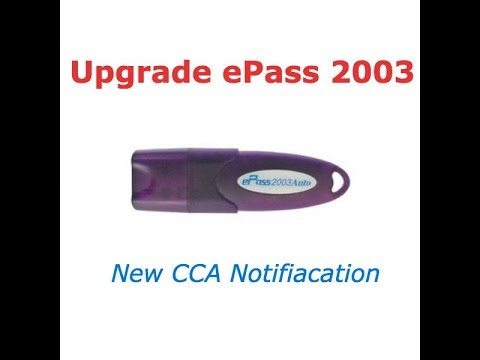 update epass 2003 CSP Version v2.0 - video from Radium Box