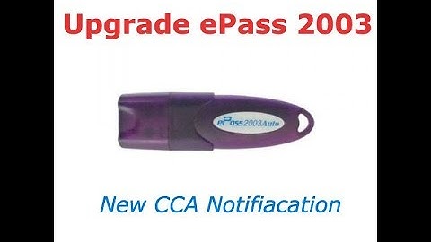 update epass 2003 CSP Version v2.0