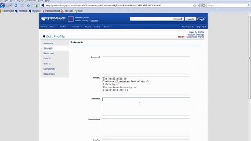 Part 4 of 7 - Adding Content To Your MySpace Page