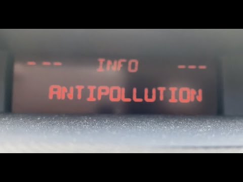 Peugeot Anti Pollution Error. Fixed