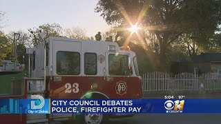 Dallas City Council Debates Police, Fire Pay