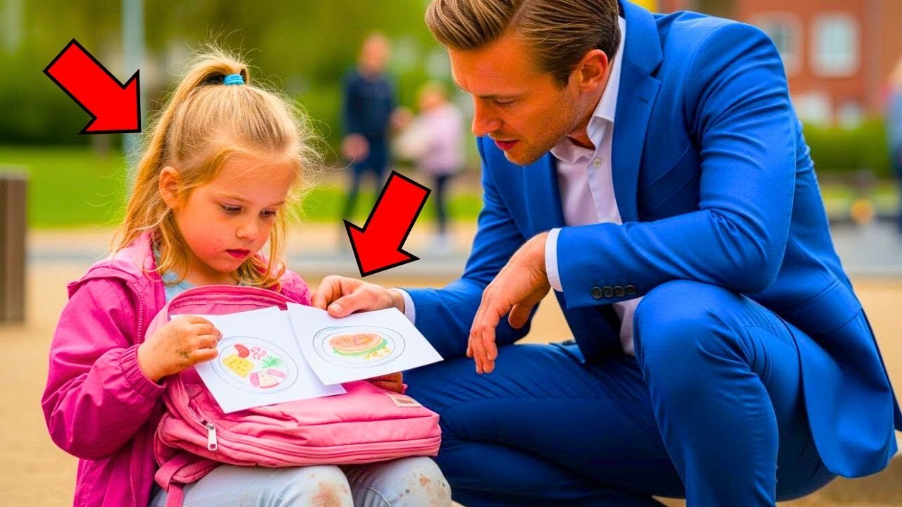 Miljonair Ontdekt Dat Arm Meisje Tekeningen Van Eten Mee Naar School Nam, Wat Hij Deed...