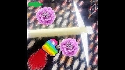 How to make Pickaxe using a4 paper to video  kashif khan
