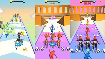 Human Evolutionrun 3d in All Levels Max Level Gameplay iOS & Android Walkthrough