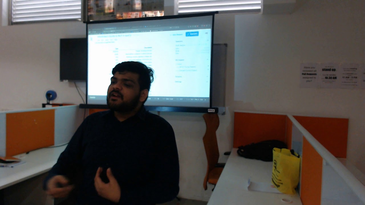 Experiment to Deployment NLP with spaCy - Nirant Kasliwal - PyData Bangalore Meetup #1