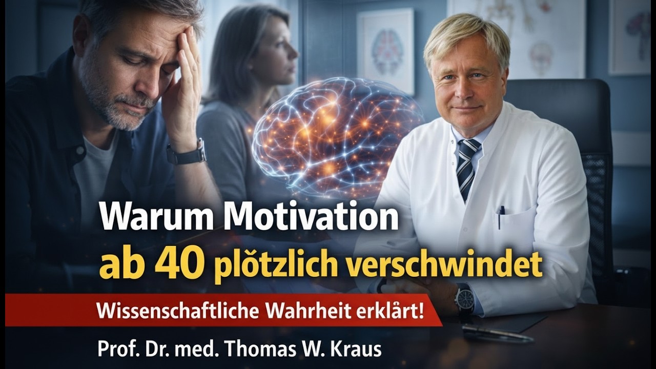 Warum Motivation ab 40 plötzlich verschwindet – Wissenschaftliche Wahrheit erklärt