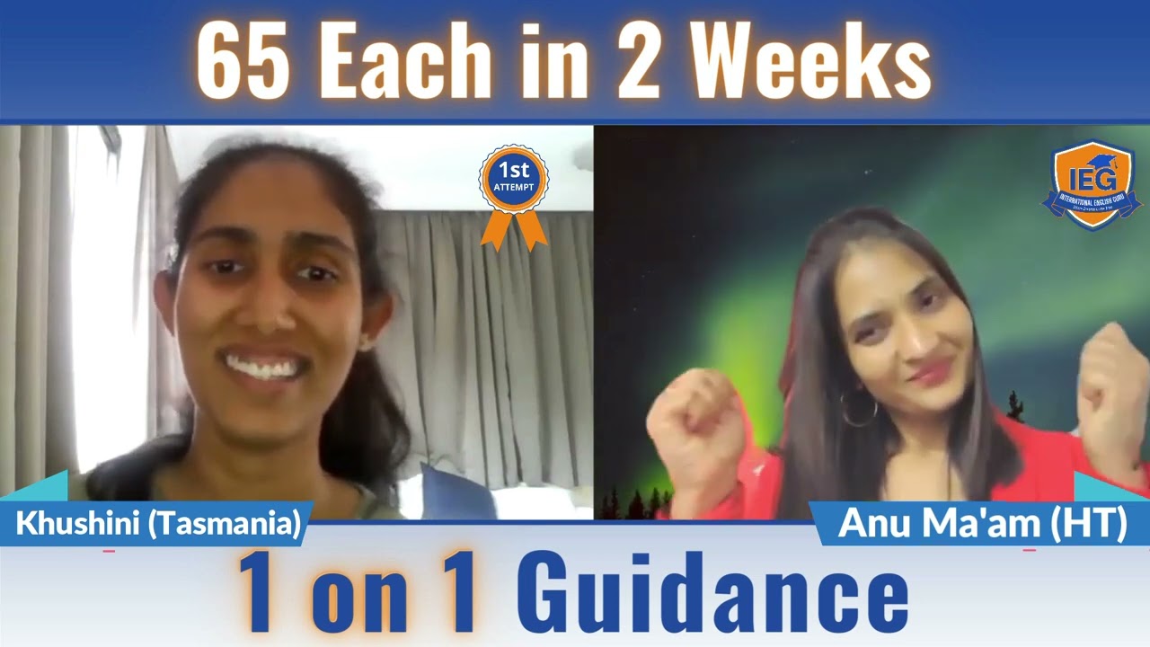 Khushini Got 70 in just 2 Weeks of Online Training with IEG