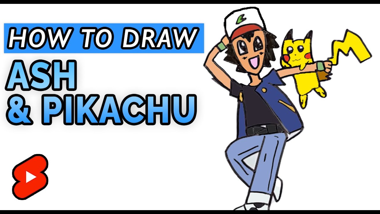 Nice drawing of Pikachu and Ash by @juan.alczr5 Go give him a