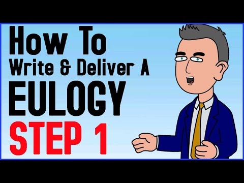 How To Write And Deliver A Eulogy Step 1 of 6 - Funeral Speech - A Moment For Yourself Tutorial