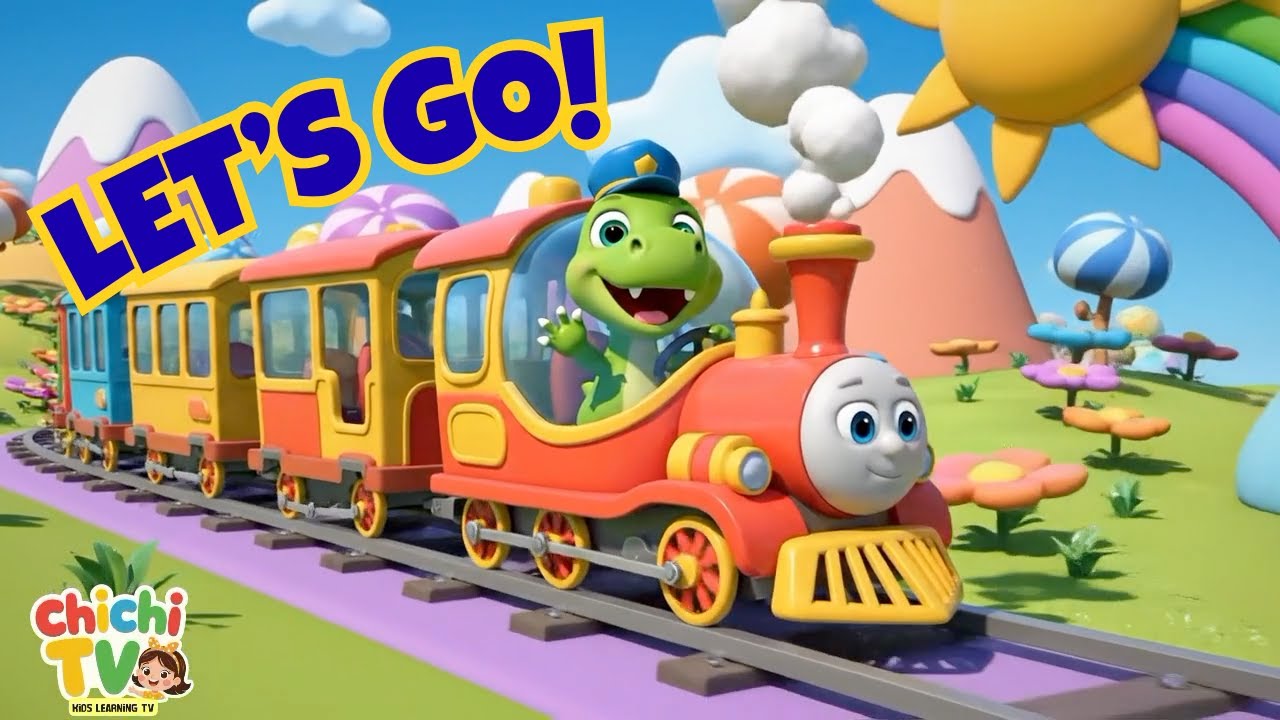 Dinosaur & Vehicles Fun! 🦖 Learn Transportation & Action Song | Chichi Kids Learning TV