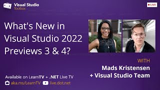 Famous Visual Studio Toolbox Live - What's New in Visual Studio 2022 Previews 3 & 4? Profile