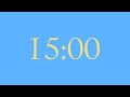 15-Minute Countdown Timer | Crystal Blue × Jasmine