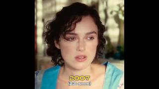 Keira Knightley through the years (2001-2023) #shorts