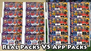 Opening 10 Match Attax 2020/21 Packs VS 10 Virtual Packs | New Match Attax App | 3 100 Clubs screenshot 2