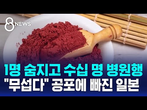 1명 숨지고 수십 명 병원행…&quot;무섭다&quot; 공포에 빠진 일본 / SBS 8뉴스