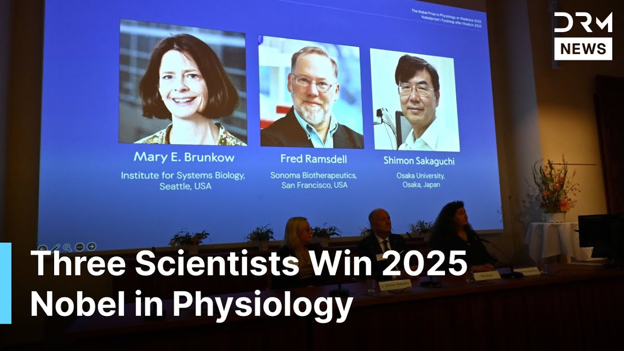 Brunkow, Ramsdell & Sakaguchi: Meet the Winners of the 2025 Nobel Prize in Medicine | AQ1G