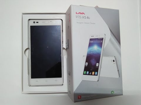 Unboxing Lava Iris X5 4G