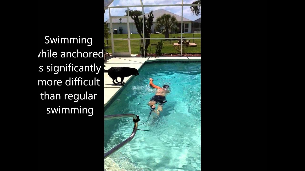 Tethered swimming YouTube