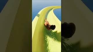 1 Brave Rider Vs 100 Npcs On The Craziest Roller Coaster Ever