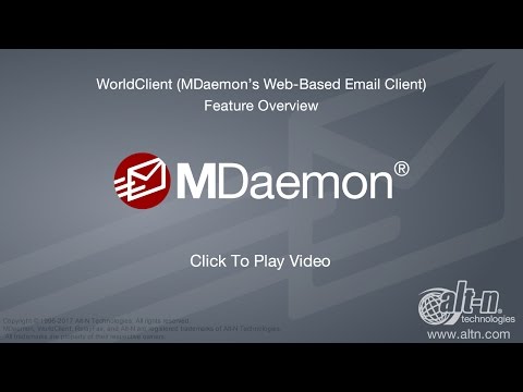 MDaemon Webmail - Version 17 Overview