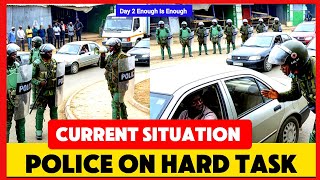CURRENT SITUATION ON DAY 2 FUEL PROTESTS AS PRESIDENT RUTO CAN'T BELIEVE IT: KENYANS ERUPTS#wantam