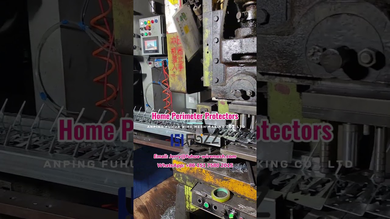 FHZZ® Anti-Climb Wall Spikes with Big Spear Points for Residential Perimeter Security