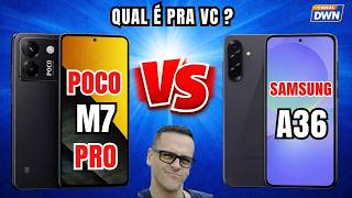 QUAL É PRA VC ?  POCO M7 PRO 5G VS SAMSUNG A36 5G ​ #poco  #videos