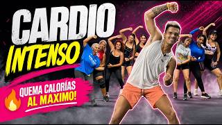 🔥 CARDIO INTENSO para QUEMAR GRASA RÁPIDO en Casa (SIN EQUIPO)