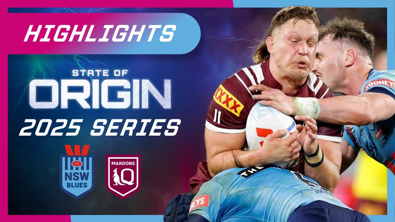 2025 State of Origin Full Series Highlights | NRL on Nine